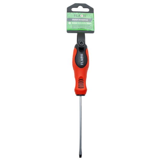 Flash Flat Slotted 0.8x4.0x100mm Screwdriver product image on white background
