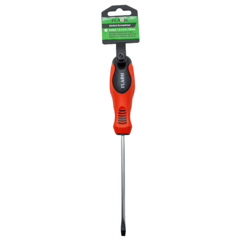 Whitehouse Lighting And Electrical Flash Flat Slotted Screwdriver 1.0 x 5.5 x 125MM  Flash™