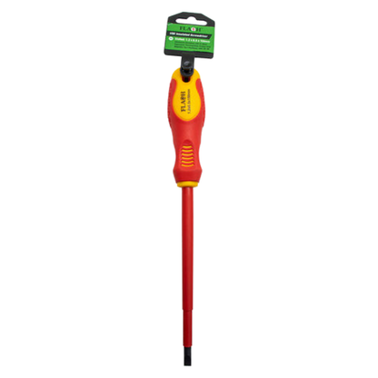 Whitehouse Lighting And Electrical Flash VDE Insulated Flat Slotted Screwdriver 1.2 × 6.5 × 150MM  Flash™