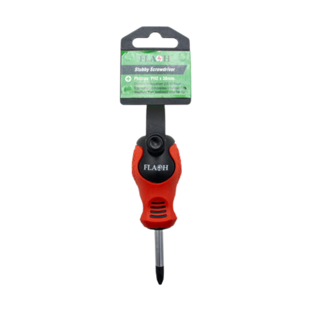Whitehouse Lighting And Electrical Flash Phillips Screwdriver PH2 x 38MM (Stubby)  Flash™
