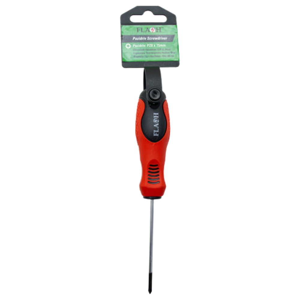 Whitehouse Lighting And Electrical Flash Pozidriv Screwdriver PZ0 x 75MM  Flash™