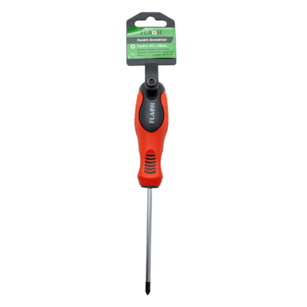 Whitehouse Lighting And Electrical Flash Pozidriv Screwdriver PZ1 x 100MM  Flash™