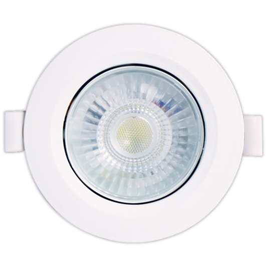 Whitehouse Lighting And Electrical LED Basic 5W White Integrated Downlight Fitting 6500K  LED Basic
