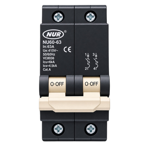 NUR 63A 2 Pole 6kA Samite Circuit Breaker