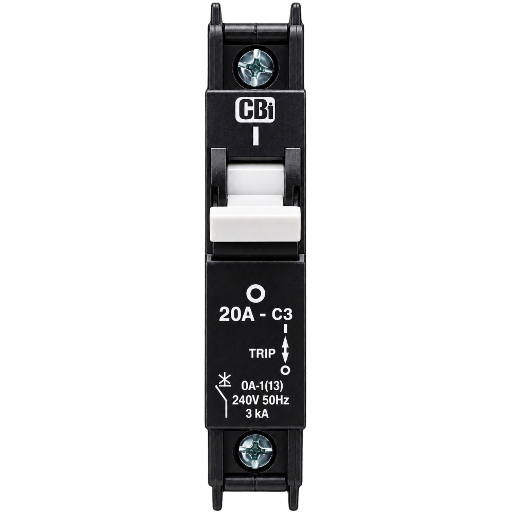 Whitehouse Lighting And Electrical CBI 20A 1 Pole 3kA Samite Circuit Breaker  CBI