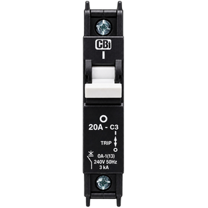 CBI 20A 1 Pole 3kA Samite Circuit Breaker