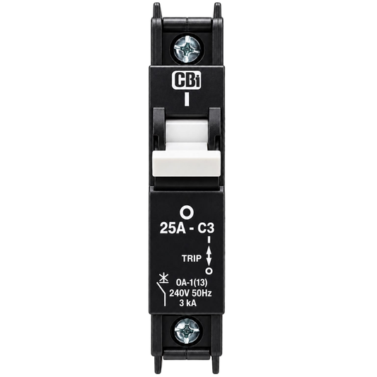 Whitehouse Lighting And Electrical CBI 25A 1 Pole 3kA Samite Circuit Breaker  CBI