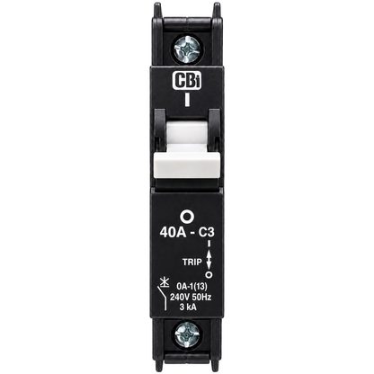 Whitehouse Lighting And Electrical CBI 40A 1 Pole 3kA Samite Circuit Breaker  CBI