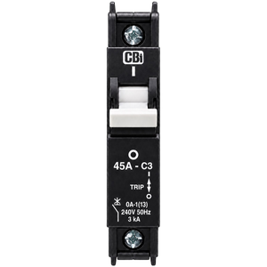 CBI 45A 1 Pole 3kA Samite Circuit Breaker