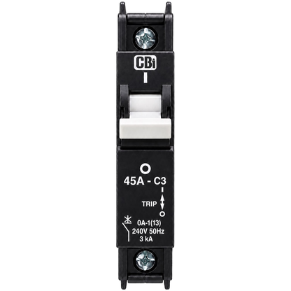 Whitehouse Lighting And Electrical CBI 45A 1 Pole 3kA Samite Circuit Breaker  CBI
