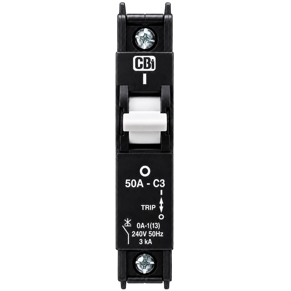 Whitehouse Lighting And Electrical CBI 50A 1 Pole 3kA Samite Circuit Breaker  CBI