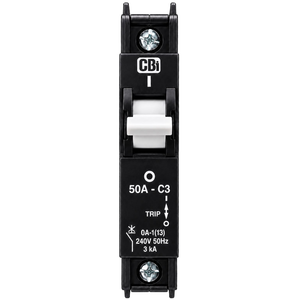 CBI 50A 1 Pole 3kA Samite Circuit Breaker