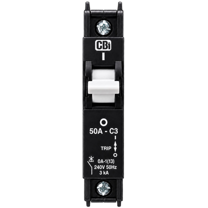 Whitehouse Lighting And Electrical CBI 50A 1 Pole 3kA Samite Circuit Breaker  CBI