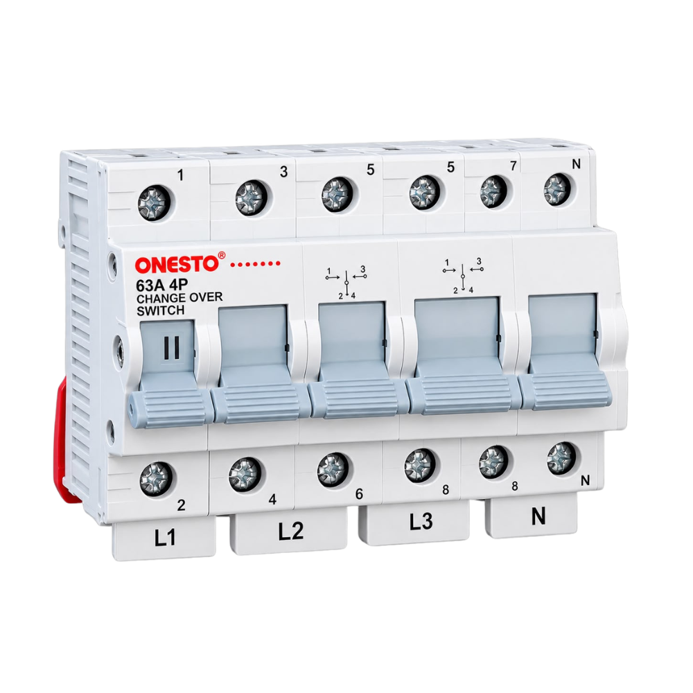 Whitehouse Lighting And Electrical Onesto 63A 4 Pole Change Over Switch  Onesto
