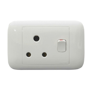 Onesto Oracle ONP2001 4x2 Single Switched Socket Horizontal – White