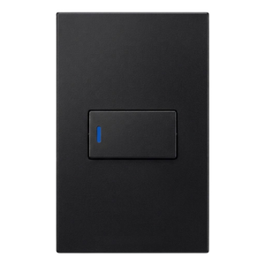 Horizon Modern RES47 1-Lever 1-Way Switch – Black