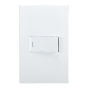 Horizon Modern RES46 1-Lever 1-Way Switch – White