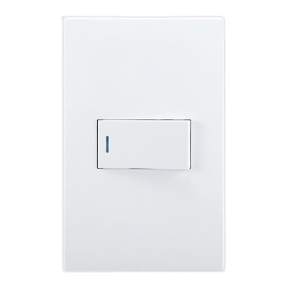 Whitehouse Lighting And Electrical Horizon White 4x2 1 Lever 1 Way Switch  Horizon