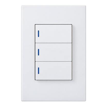 Whitehouse Lighting And Electrical Horizon White 4x2 3 Lever 1 Way Switch  Horizon