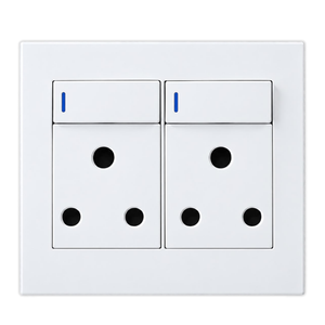 Horizon Modern RES56 16A Double Socket – White