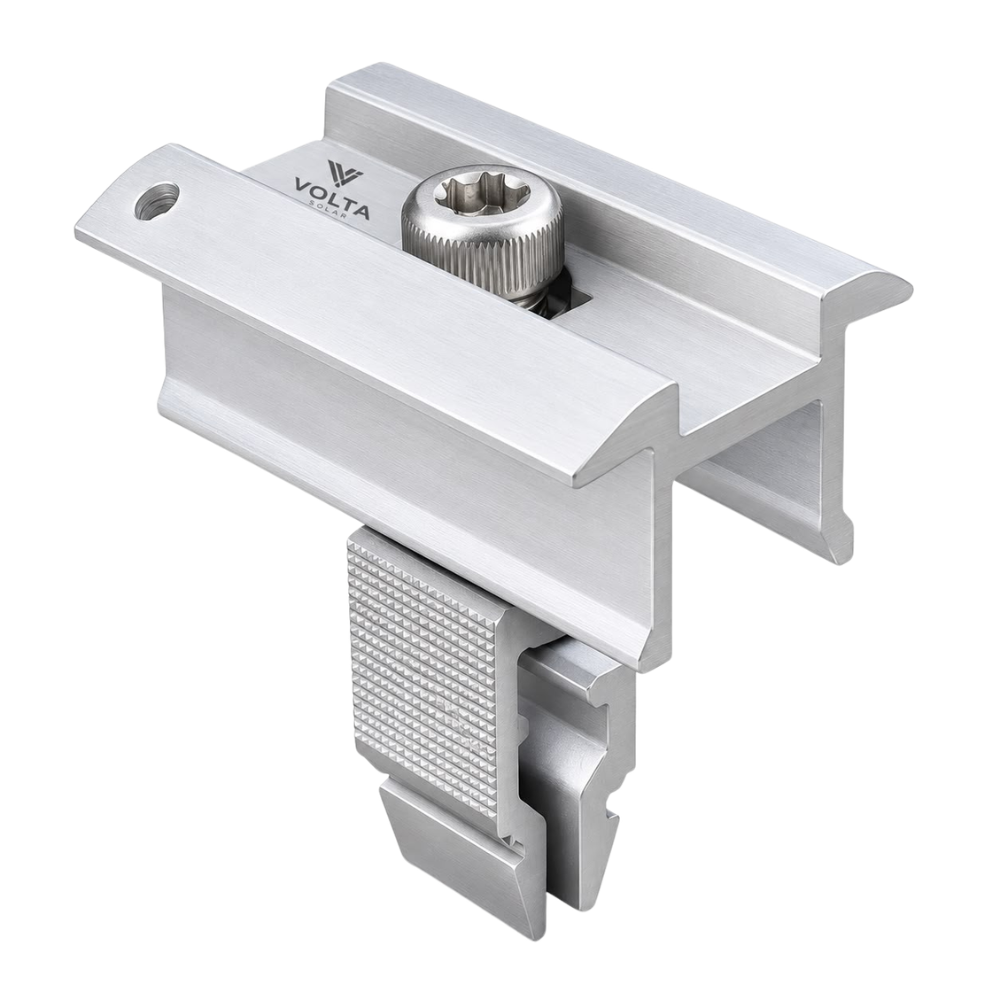 Whitehouse Lighting And Electrical Volta Aluminium Solar Panel Mid Clamp  Volta