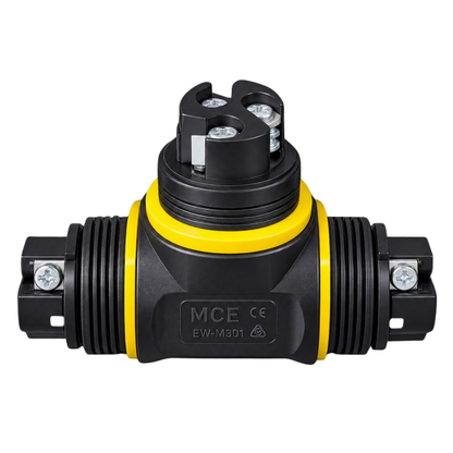 Whitehouse Lighting And Electrical MCE IP68 3 Pole T Type Weatherproof Wire Connector  MCE