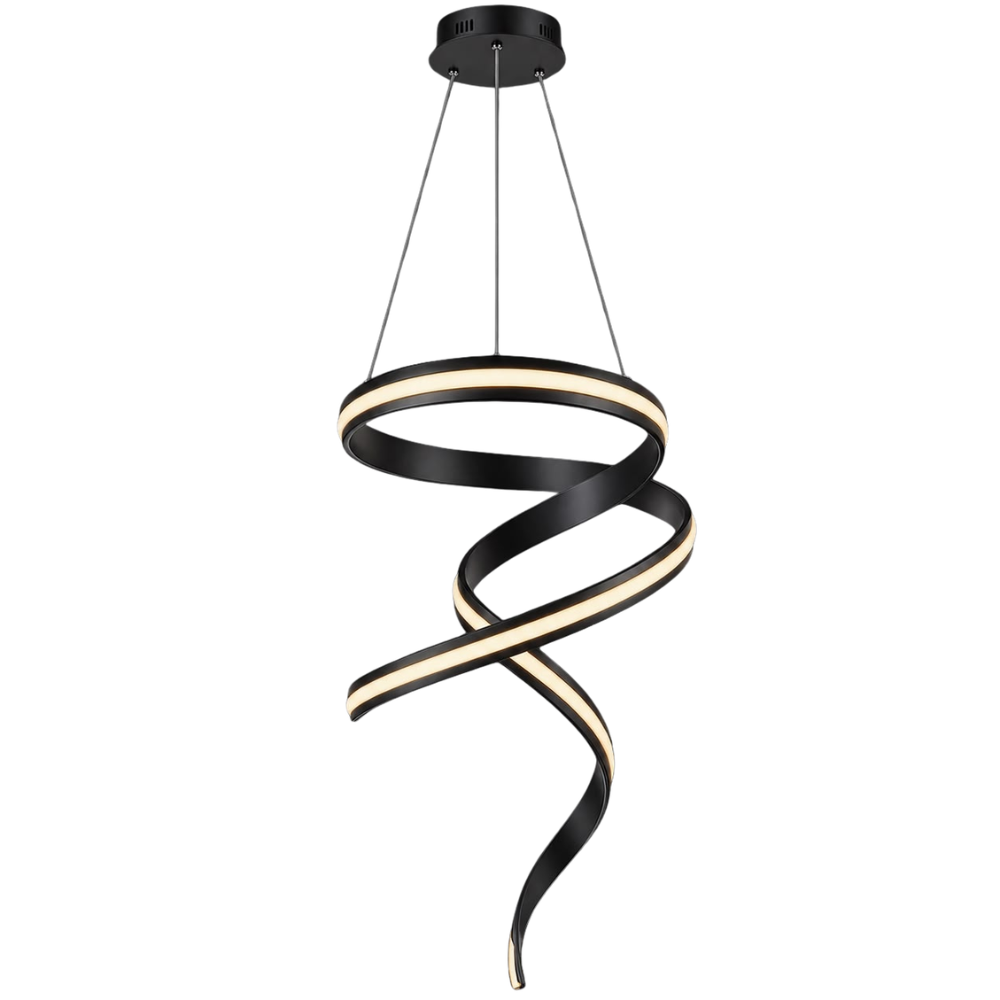 Whitehouse Lighting And Electrical K-Light 60W LED Black Cygnet Pendant  K.Light