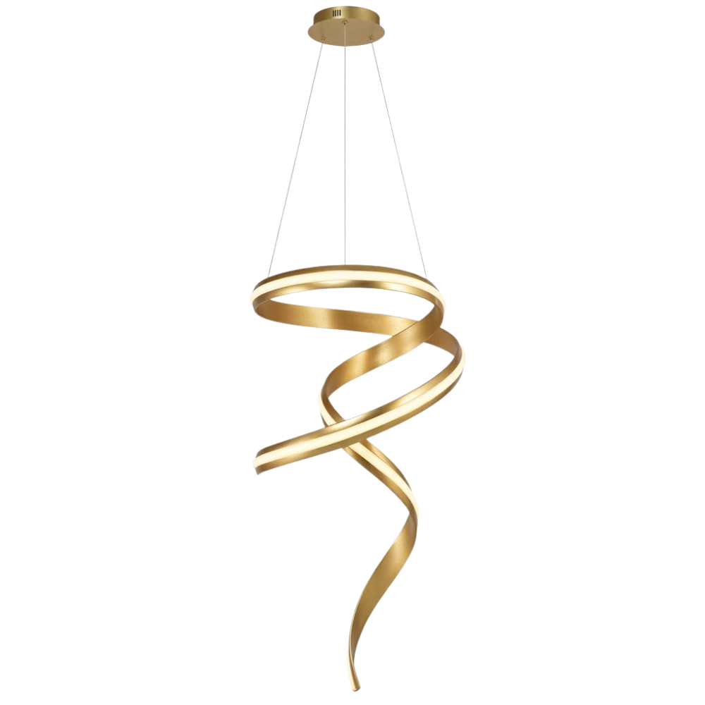Whitehouse Lighting And Electrical K-Light 60W LED Gold Cygnet Pendant  K.Light
