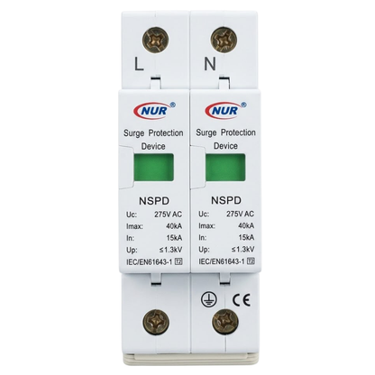 Whitehouse Lighting And Electrical NUR 2 Pole 275V 40kA Surge Arrester  NUR