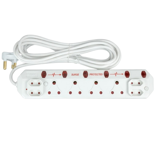 Whitehouse Lighting And Electrical Lear 8-Way Surge Protected Multiplug with 5M Cord  Lear