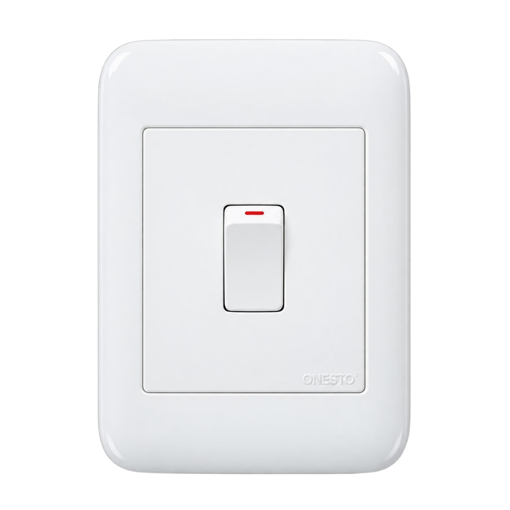 Whitehouse Lighting And Electrical Onesto Oracle White 4x2 1 Lever 2-Way Switch  Onesto