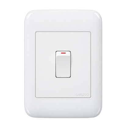 Whitehouse Lighting And Electrical Onesto Oracle White 4x2 1 Lever 2-Way Switch  Onesto