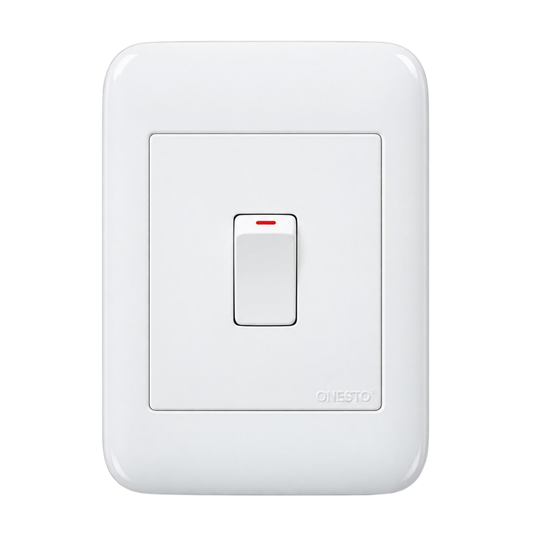 Whitehouse Lighting And Electrical Onesto Oracle White 4x2 1 Lever 2-Way Switch  Onesto