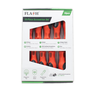 Flash 10 Piece Screwdriver Set