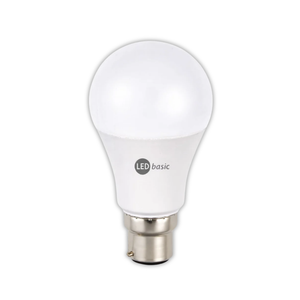 LED Basic BA-A55B22D A60 6W B22 6000K LED Bulb