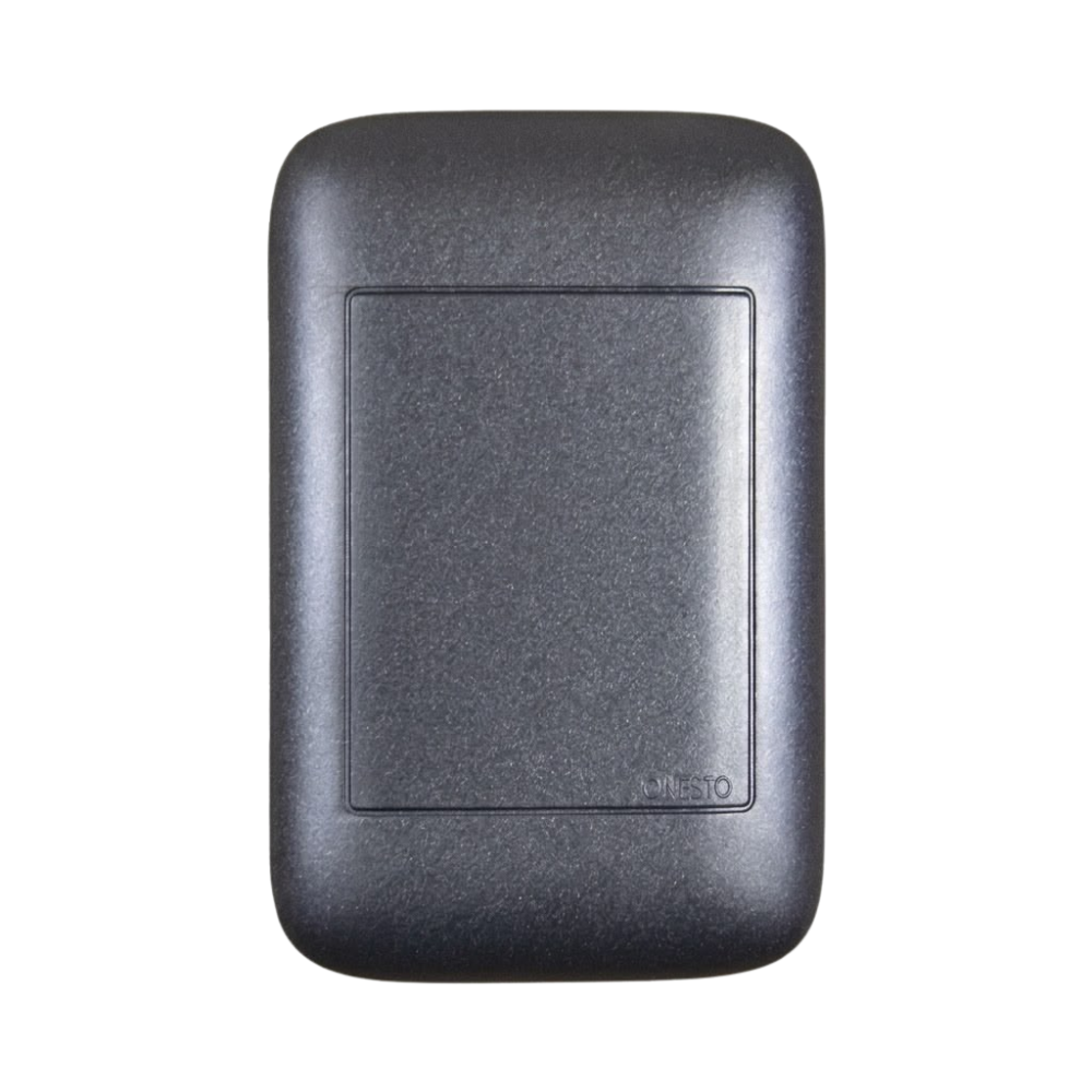 Whitehouse Lighting And Electrical Onesto Oracle 4x2 Black Wall Plate  Onesto