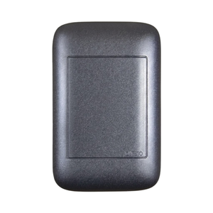 Onesto Oracle ONB4002BK 4x2 Blank Cover Plate – Black
