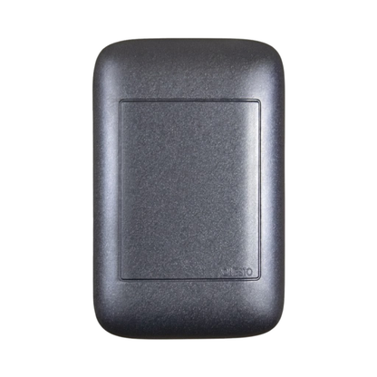 Whitehouse Lighting And Electrical Onesto Oracle 4x2 Black Wall Plate  Onesto