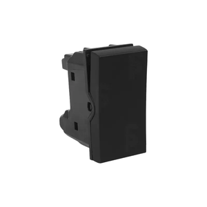 Onesto 1 Lever 1 Way Black Switch Module