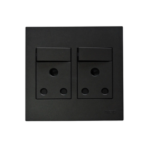 Onesto Matrix 4x4 Double Black Socket