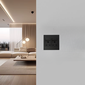 Onesto Matrix 4x4 Double Black Socket