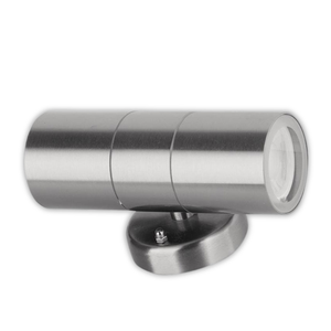Starlit Stainless Steel Up And Down Facing Wall Light