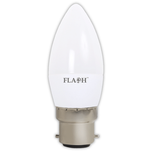 Flash 3W B22 6000K Candle LED Bulb