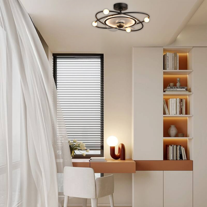 Whitehouse Lighting And Electrical WHL&E BQ-FL656 White And Yellow Fan Light  Whitehouse Lighting And Electrical