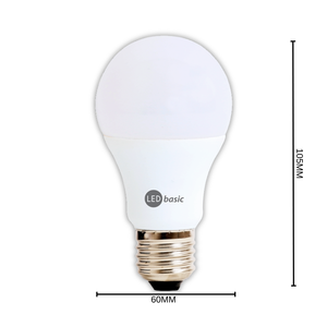 LED Basic A60 7W E27 6000K 735lm Opal LED Bulb