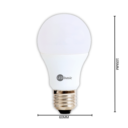 Whitehouse Lighting And Electrical LED Basic A60 E27 7W Opal Bulb 6000K  LED Basic