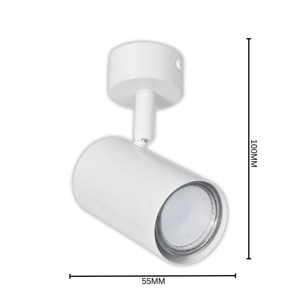 Whitehouse Lighting And Electrical Brightstar S177/1 MATT White Spotlight  Brightstar