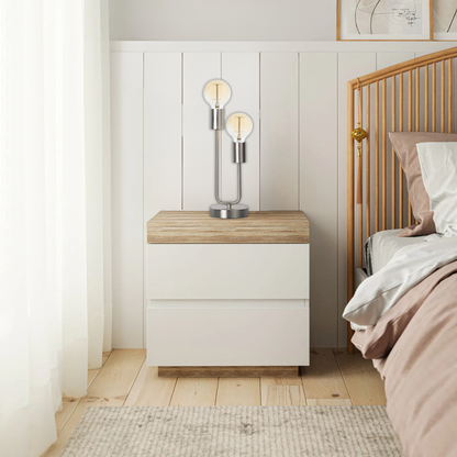 Whitehouse Lighting And Electrical Brightstar TL651 Satin Table Lamp  Brightstar