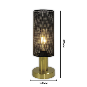 Brightstar TL704 Black And Gold Table Lamp