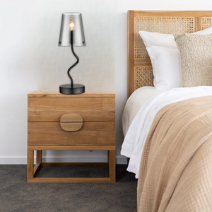 Brightstar TL823 Matt Black Table Lamp